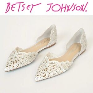 Blue by Betsey Johnson | Shoes | Blue By Betsey Johnson Molly Rhinestone  Slingback Dress Flats | Poshmark